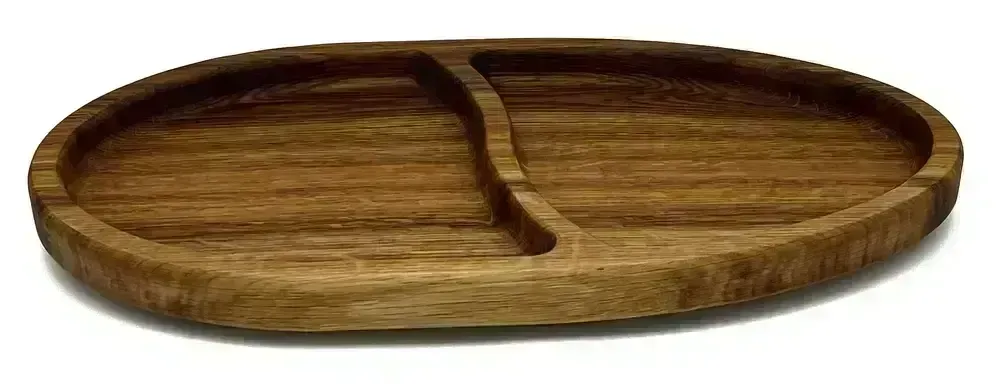 Servírovací miska z dubového dřeva 400 x 200 x 25 mm