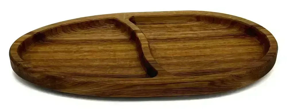 Servírovací miska z dubového dřeva 400 x 200 x 25 mm