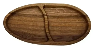 Servírovací miska z dubového dřeva 400 x 200 x 25 mm